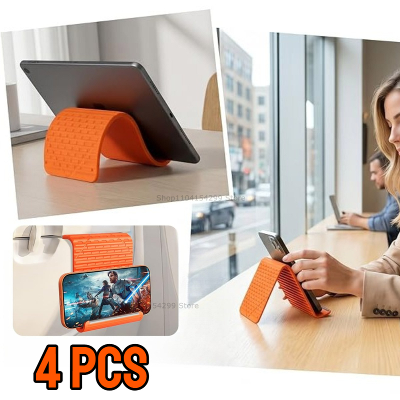 Laptop Stand - 유연한 접이식 실리콘 휴대폰 거치대, 휴대용