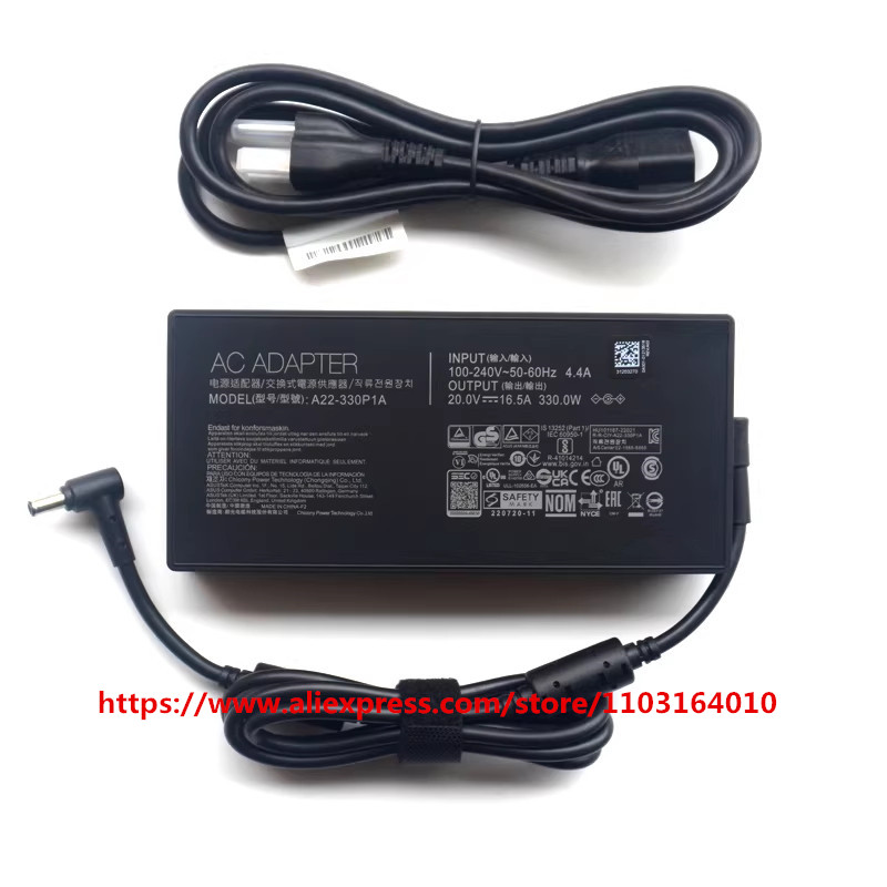 ASUS 20V 16.5A 330W 6.0x3.7mm  - Laptop Charger 리뷰 및 가격